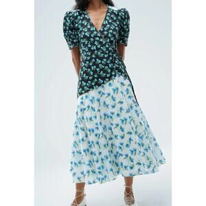 DE LORETA Celia and Gloria Print Luisa Dress M - NWT